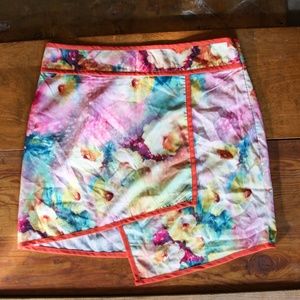 Asymmetrical Mini Skirt Size L Very J